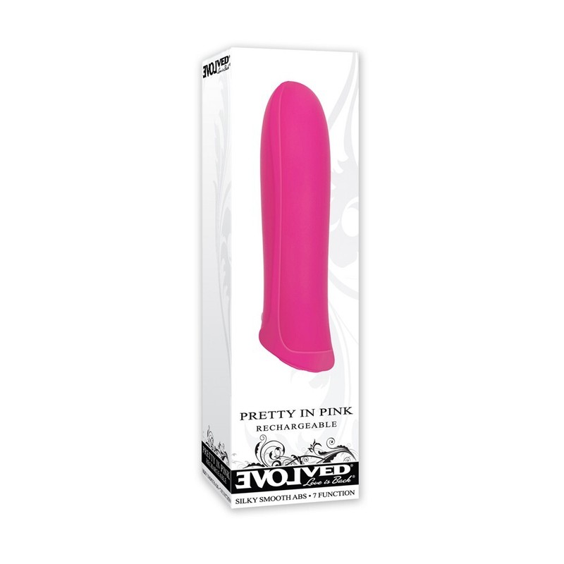 Evolved Pretty In Pink Rechargeable Vibrator Pink – Compact bullet Vibe