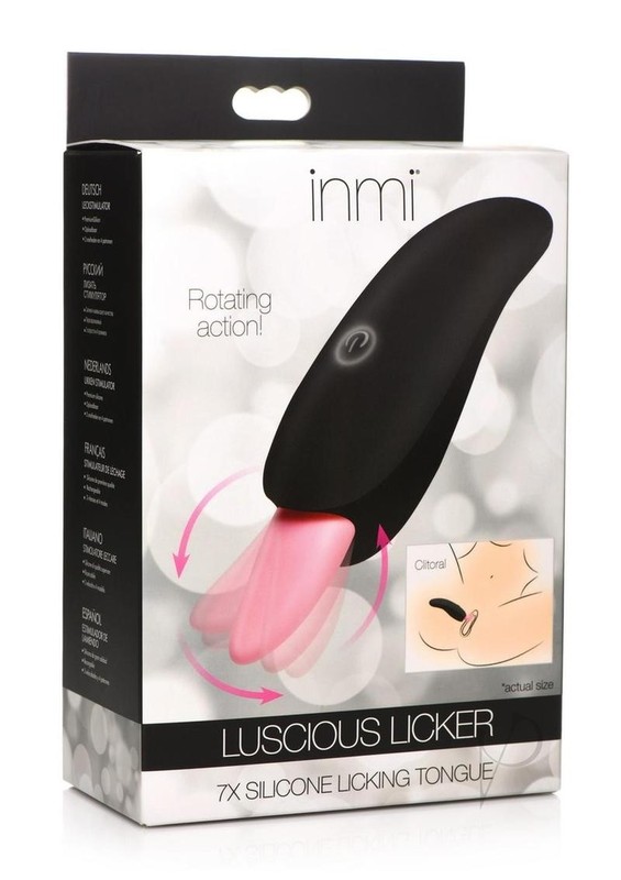 Inmi Luscious Licker 7X Rechargeable Silicone Licking Tongue Clitoral