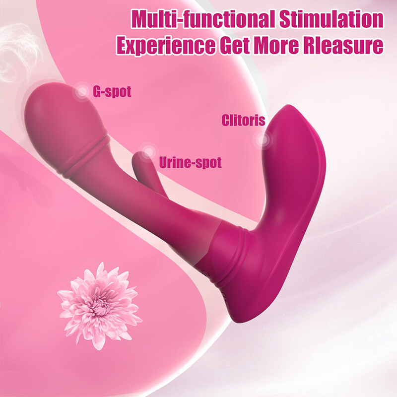 Patting Rabbit Vibrator Dildo Flapping G-spot Massager Anal Sex Toys For Women gallery