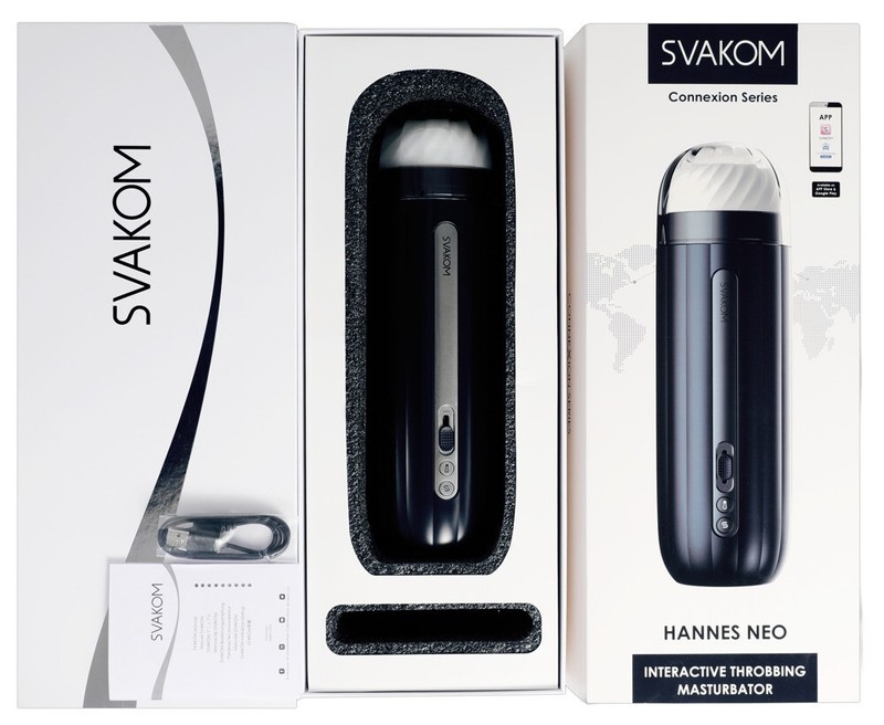 Svakom Hannes Neo - Interactive Throbbing Masturbator with HeatingFunction - APP gallery