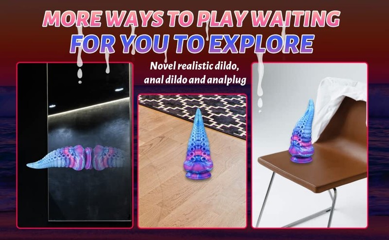 HUGE Tentacle Realistic Dildo Hands-Free Suction Cup Anal Dong Sex Toy for Women gallery