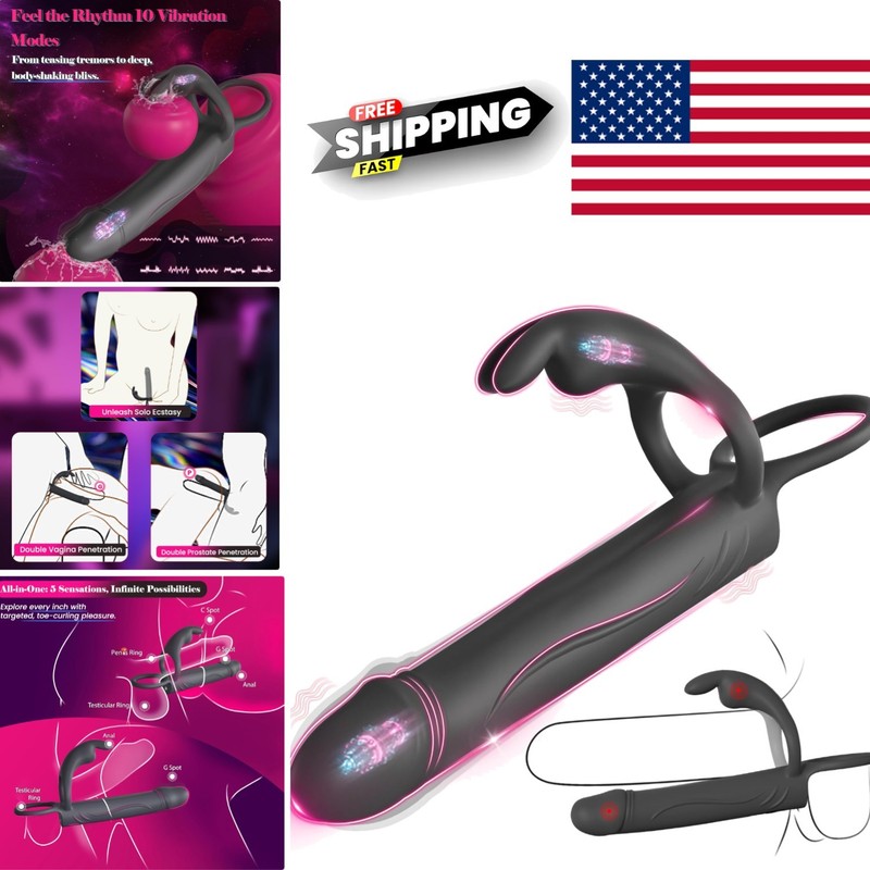 Flexible Anal Butt Plug with Multiple Vibration Settings and Waterproof Design