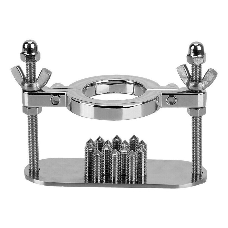 Metal Adjustable Ball Stretcher CBT Scrotum Testicle Clamp Crusher Men&rsquo;s Sex Toy