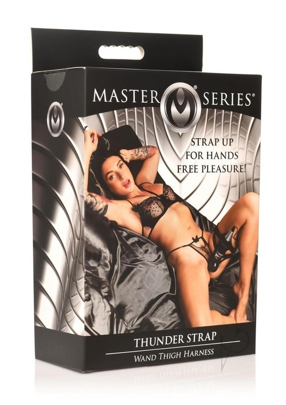 Master Series Thunder Strap Wand Thigh Harness – Black