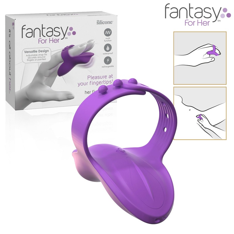 fantasy For Her Finger Vibe Rechargeable Vibrator Vaginal Finger Clit Vibrator