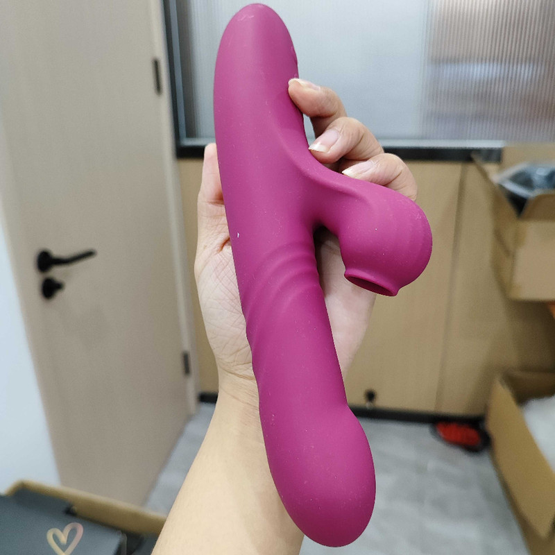 Women Rabbit Vibrator Clitors Sucking G-Spots Thrusting Dildo Massager Sex Toys