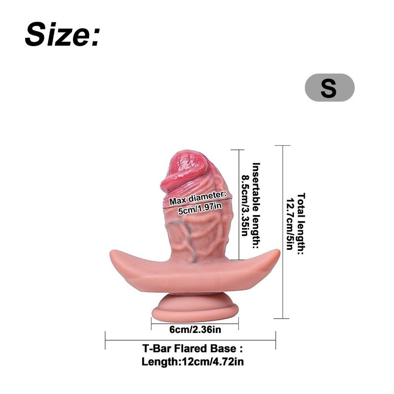 Dildo Realistic Suction Cup Thick Dong Anal Butt Plug Prostate Massager Sex Toys