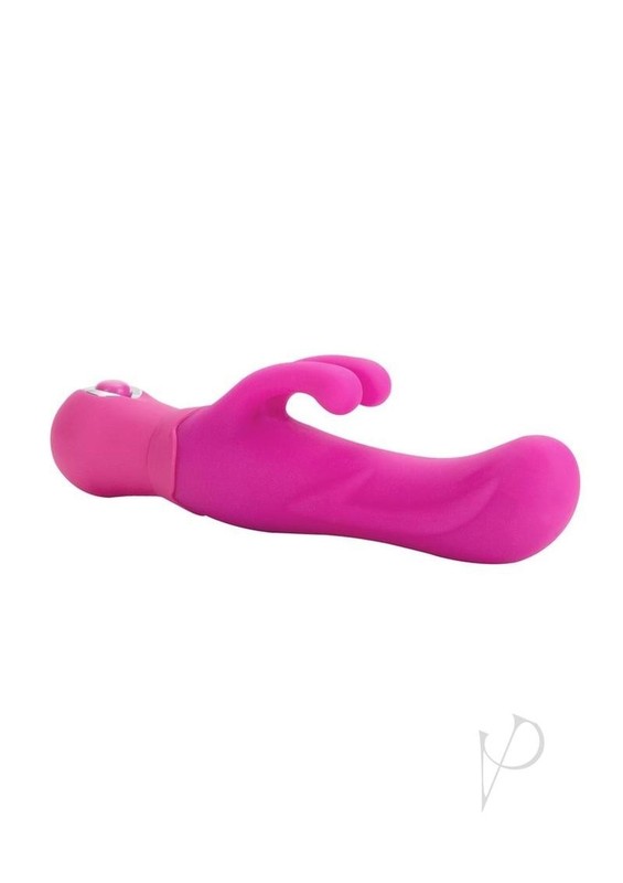 Double Dancer Silicone Rabbit Vibrator - Pink gallery