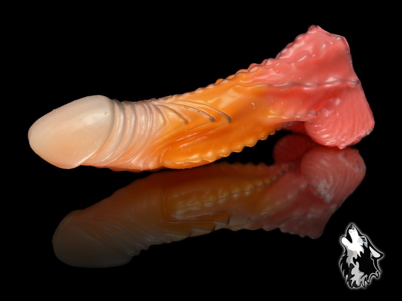 Fantasy Demon Devil Dildo 7 inch platinum silicone monster realistic sex toys