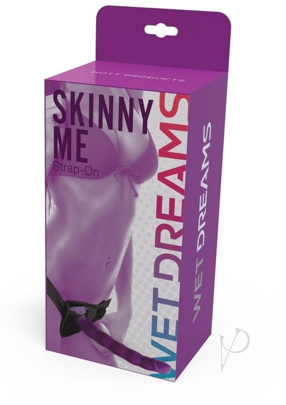 Wet Dreams Skinny My Strap-On 7in – Purple