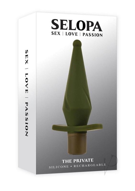 Selopa The Private Rechargeable Silicone Anal Plug – Green