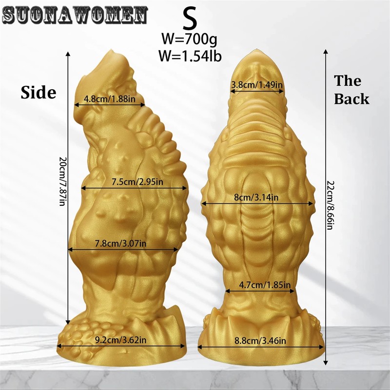 Dragon Dildo 75-85mm Monster Dildo Huge Anal Plug Dick Bump Stimulation Sex Toys gallery