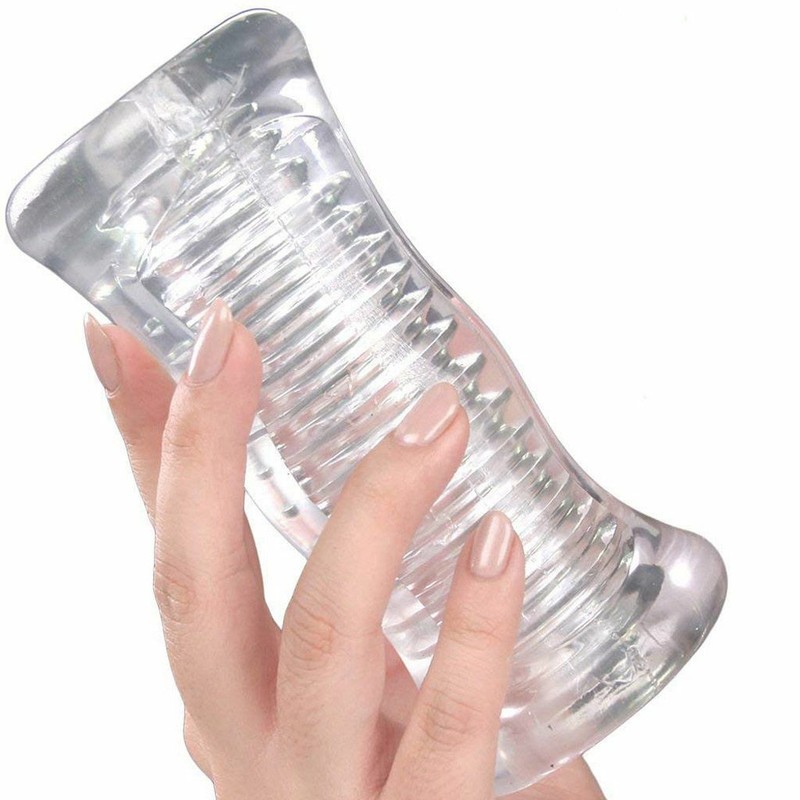 Jelly Male Masturbator Sleeve Stroker Pocket Pussy Stroker Sex Toys for Men USA gallery