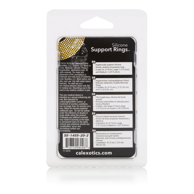 Silicone Support Cock Rings Clear - Prolong Male Penis Erection Delay Enhancer gallery