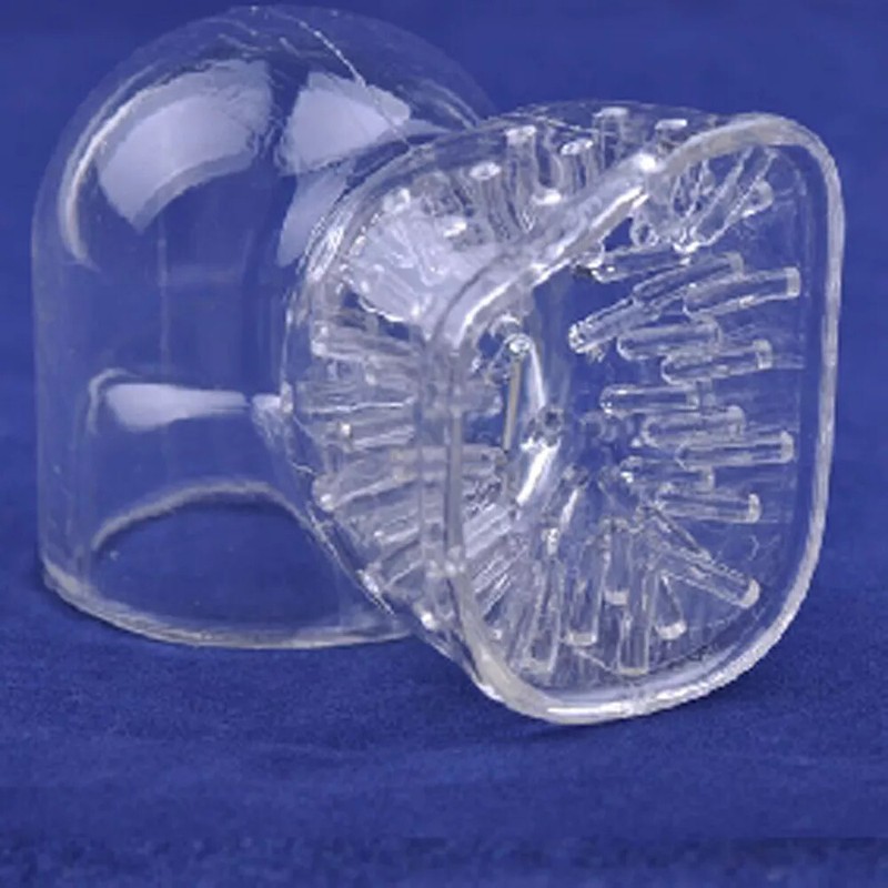 Textured Penis Head Cup Male Masturbating Wand Attachment Sex Toy for Men gallery