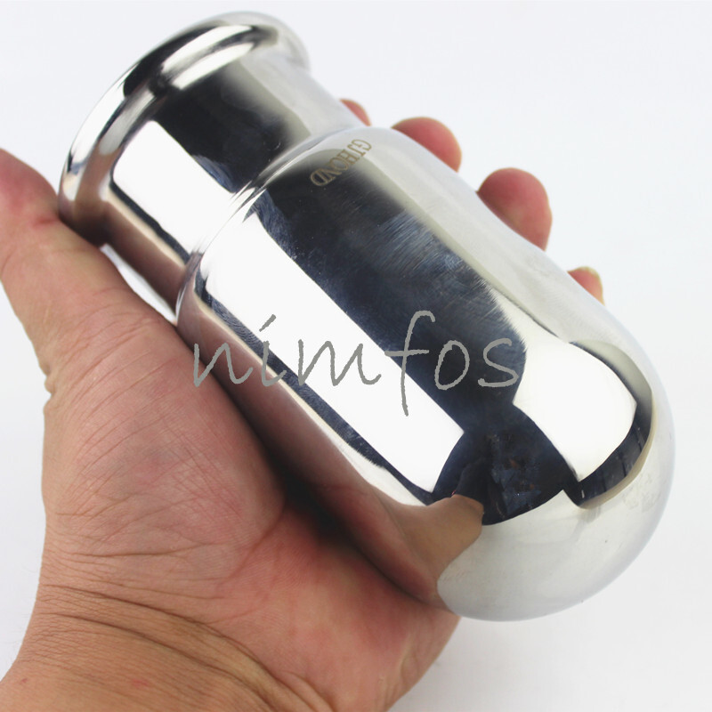 3 Sizes Large Heavy Stainless Steel Anal Plug Anus Expander Butt Dilator Adult