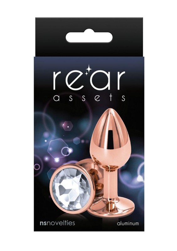 Rear Assets Rose Comfortable Gold Aluminum Anal Plug gallery