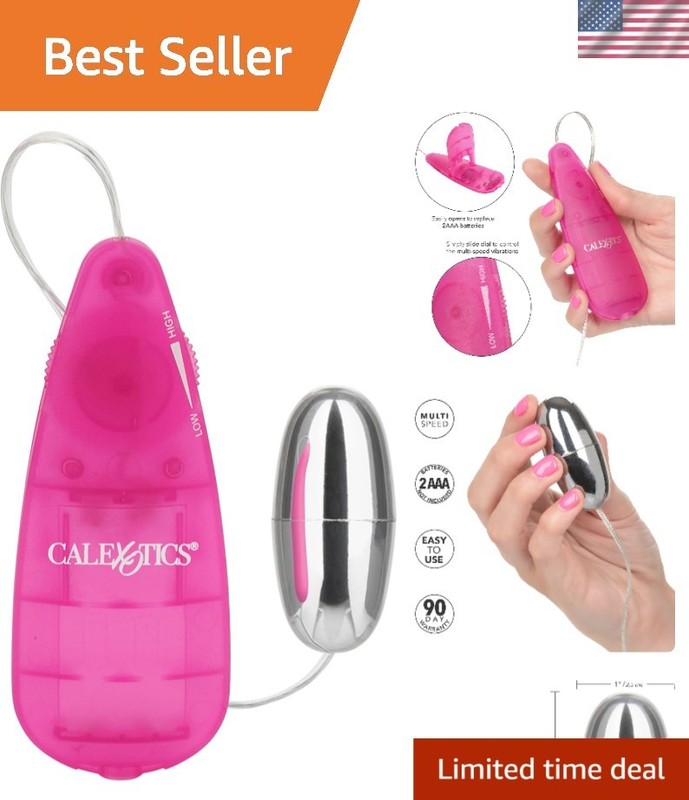 Elegant Pink Slim Teardrop Bullet Vibrator – Multi-Speed & Portable Pleasure