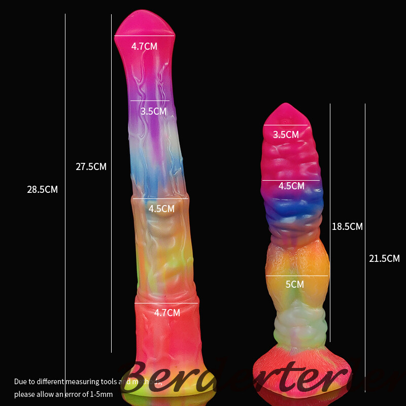 Fantasy Monster Dildos Luminous Huge Anal Plug With Suction Cup Dildo Sex Toys gallery