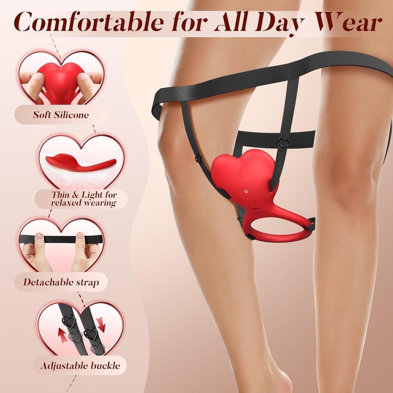 Couples Vibrator Sex Toys 2in1 Adult Toy Wearable Panty Remote Control Vibrator gallery
