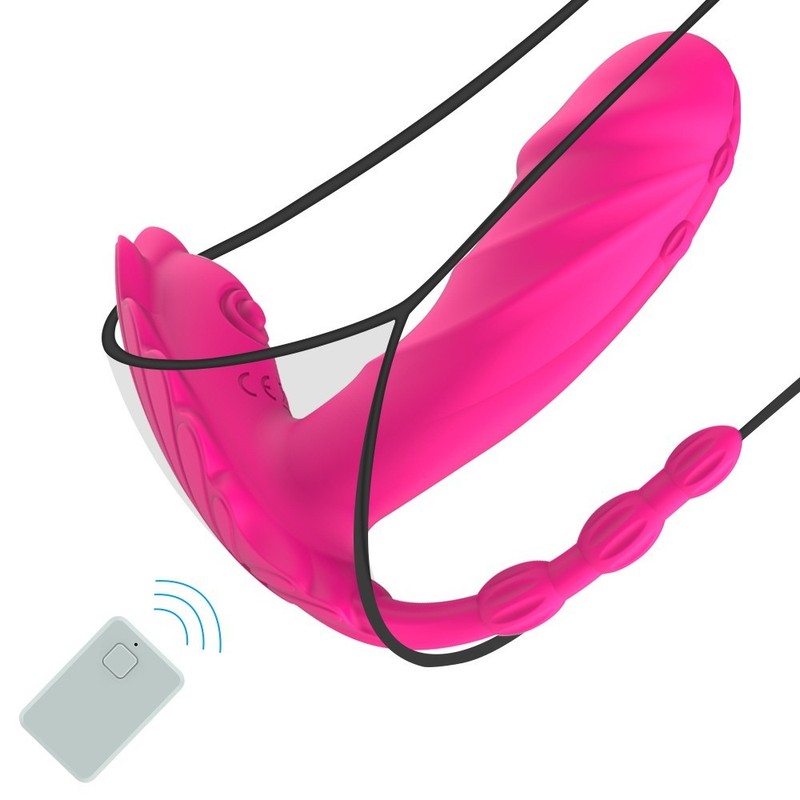 Wearable Remote Panty Vibrator Triple Stimulation G Spot Couples Vibrator gallery