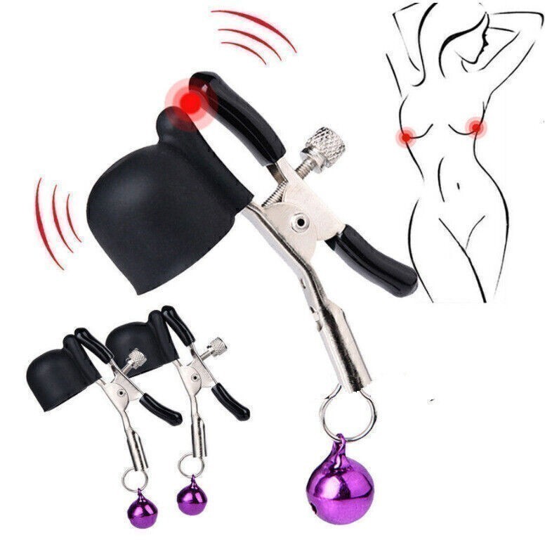 Vibrating Nipple Clip_Vibrator_Licking Clitoris Nipple Play_Fetish Love_toy gallery