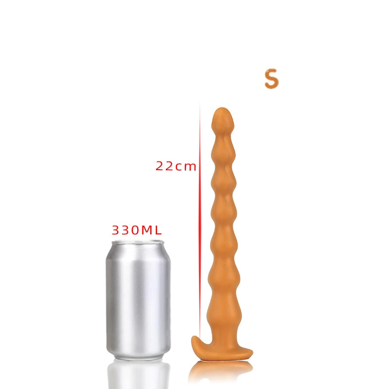 Super Long Luminous Anal Plug Dildo 7 Bead Glowing Dildo Butt Plug Anal Sex Toys