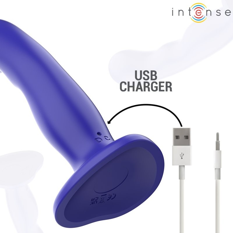 Intense Shorty - Silicone Vibrator with Suction Cup and Red Remote Control gallery