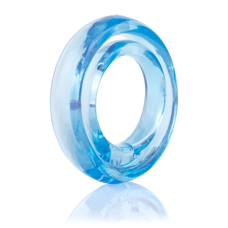 Screaming O RingO2 Blue Silicone Male Penis and Ball Ring gallery