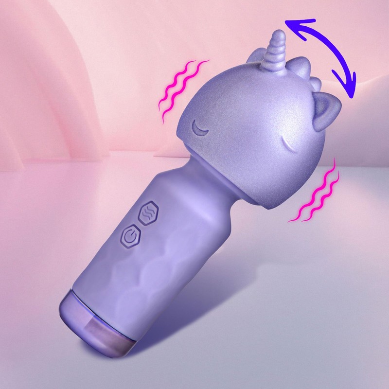 Bang! Unicorn Silicone Wand for Beginners, Women & Couples. Cute and Whimsical. gallery