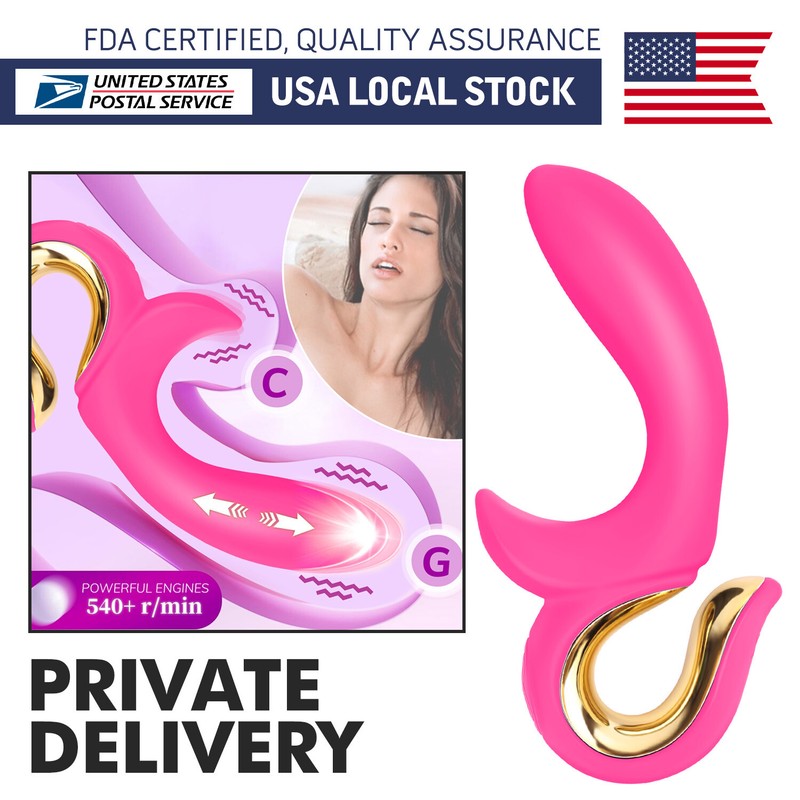 Double-Head Vibrate Clitori Vibrator Dildo Vibrator G-spot Simulate Soft Sex Toy