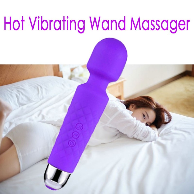 Multispeed Handheld Massager Vibrating Massage Full Body Cordless Therapy Motor gallery