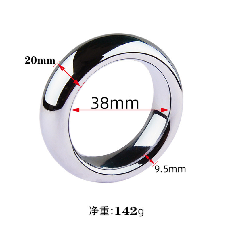 Stainless Steel Penis Cock Ring Scrotum Heavy Stronger Erection Enhancer Delay