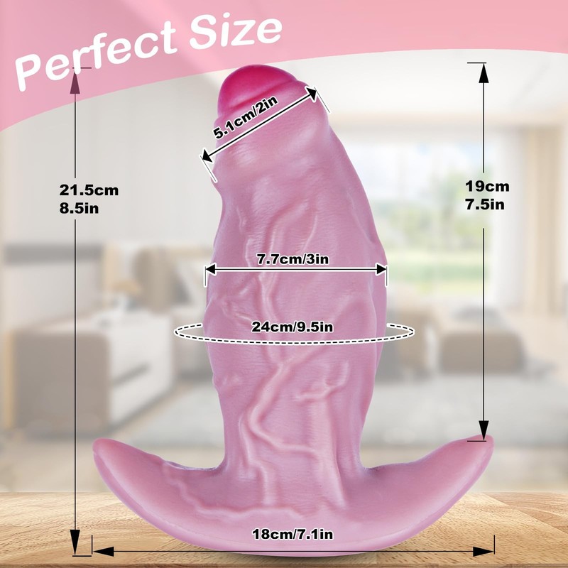3" Diameter Silicone Extra Thick Giant Anal Plug Prostate Dildo Toy, 8.5" Unc... gallery