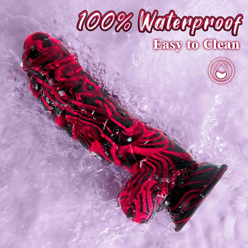 Sex Toys Adults Penis Dildo - 6.5" Girth Huge Thick Fantasy Dildos with Strong S gallery
