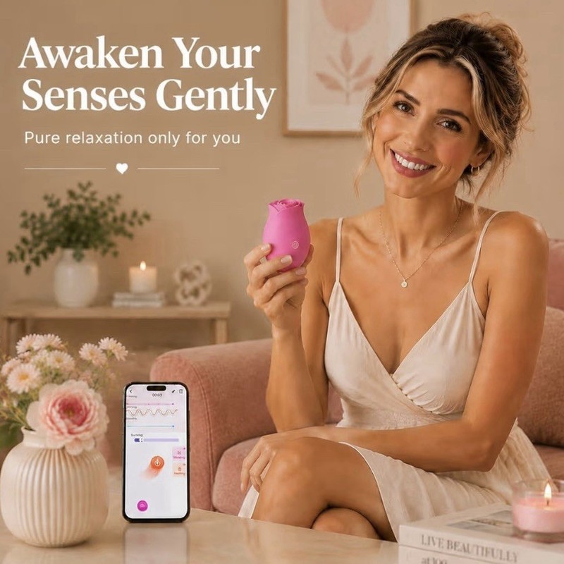 Advanced APP Control Rose Toy Vibrator | Clitoral Suction & Vibration for Women gallery