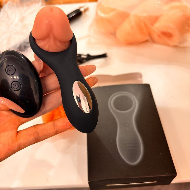 Rabbit Vibrating Cock Ring Rechargeable Penis Ring Vibrator Sex Toys For Men gallery