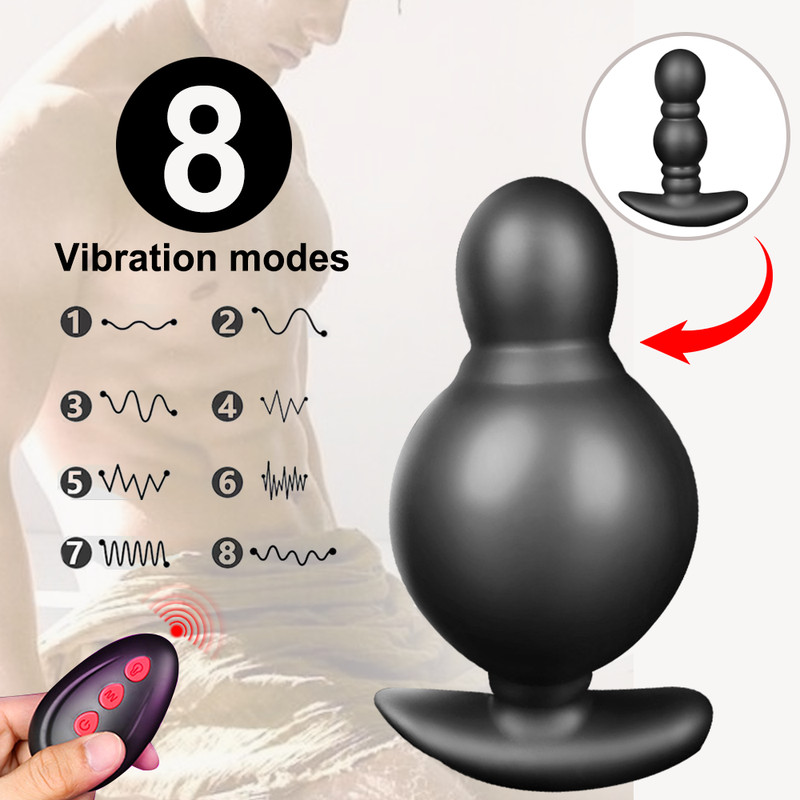 Extra Huge Inflatable Dildo Pump Penis Anal Butt Plug G-spot Stimulator Sex Toys gallery