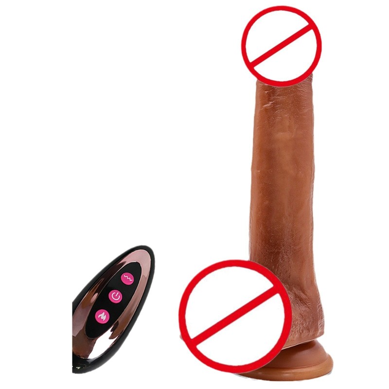 Female compact vibrating warming self-pleasuring device as an adult sex product gallery