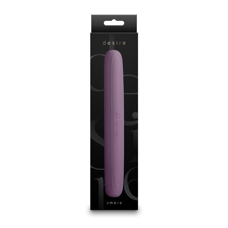 NS Novelties Desire Amore Vibrator Mauve – Double-Ended Vaginal Anal Vibe