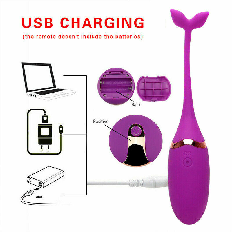 Remote-Control-Vibrating-Egg-Bullet-Vibrator-Clit-G-spot-Massager-Sex-Toy-Women gallery