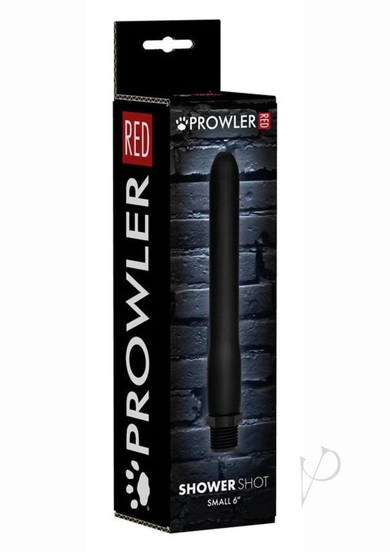 Prowler RED Shower Shot Silicone Douche Nozzle – Small – Black