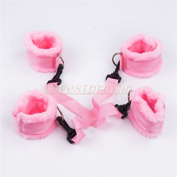 Bed Restraint Harness Set Bondage Strap Handcuffs Ankle Kit BDSM Sex Toy BDSM gallery