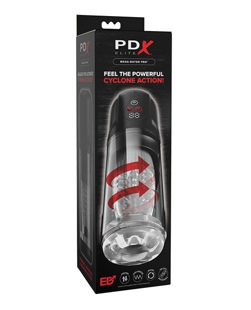PDX ELITE MEGA BATOR PRO VIBRATING MALE MASTURBATOR RECHARGEABLE MASSAGER