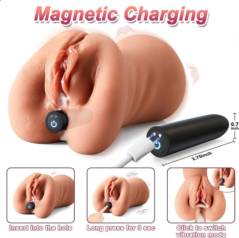 *His & Hers Special Combo* Vibrating Pocket Pussy and Dildo gallery
