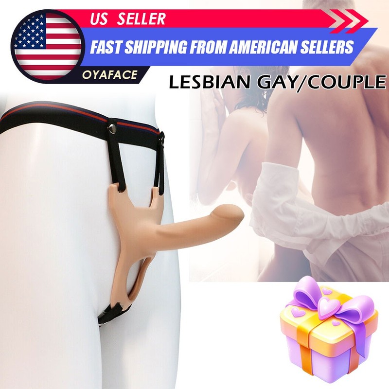 Silicone Pants With Realistic Hollow Dildo Wearable Penis Sleeve Male Sex Toys