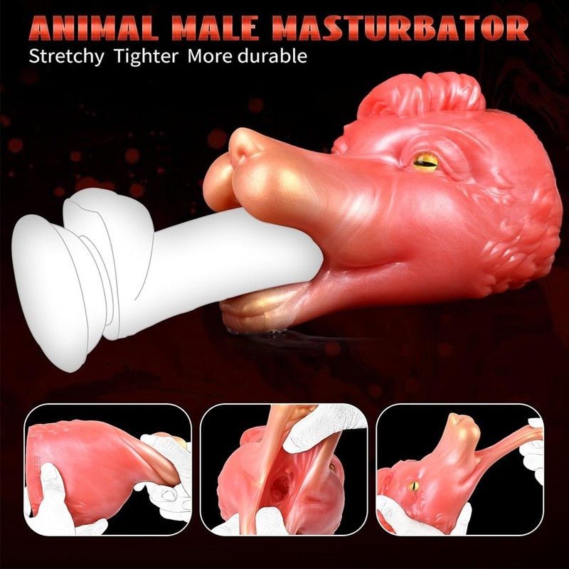 Monster Onahole Soft Silicone Pocket Pussy Realistic Male Masturbator gallery