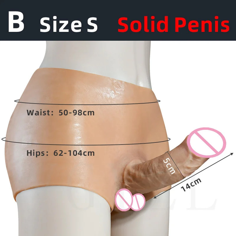 Skin Feeling Strap on Realistic Dildo Huge Penis Panties Lesbian for Woman Men gallery