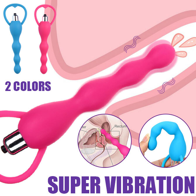 Anal Sex-toys for Women Men Couples Vibrating Butt Plug Beads Sex Toys Massager