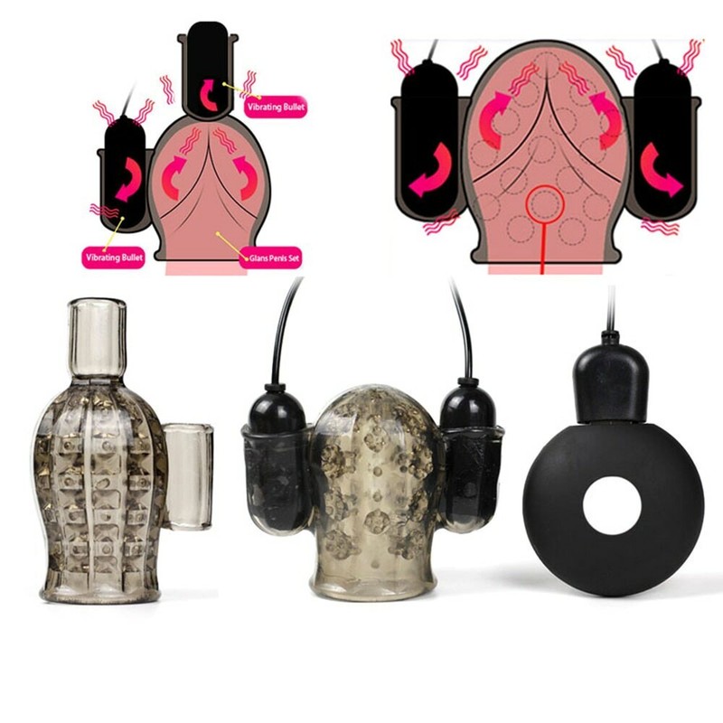 USB Vibrating-Penis-Bullet-Vibrator-Male-Cup-Rechargeable-Adult-Sex-Toy 12 Modes gallery